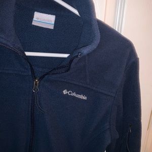 Columbia fleece zip up jacket